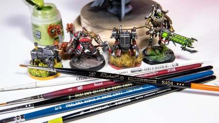 Pripomočki za barvanje figuric, Vir: MC Podlaga