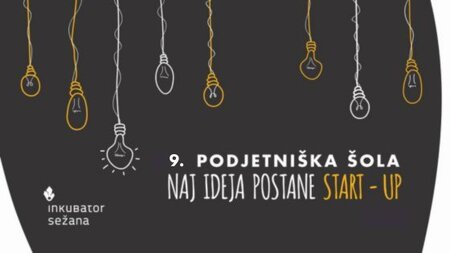 9. Podjetniška šola: Naj ideja postane start-up, Vir: Inkubator Sežana