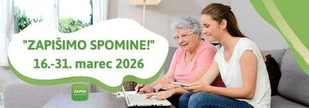 Letak Zapišimo spomine; Vir. Zavod Dobra pot