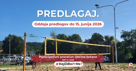 Participativni proračun za leti 2027 in 2028, Vir: Arhiv Občine Sežana