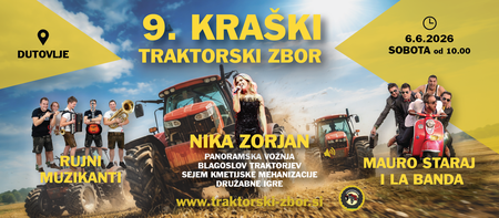 9. Kraški traktorski zbor, Vir: Društvo Kraški traktorski zbor