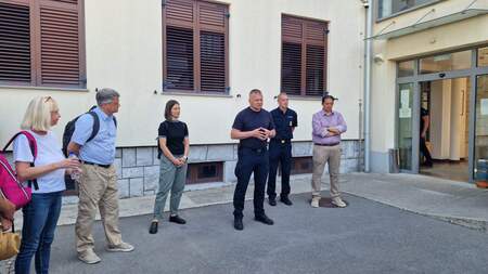 Obisk predstavnikov MORS; Foto: MORS