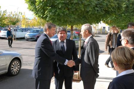 Prihod predsednika Republike Slovenije dr. Danila Türka v Poslovno inovacijski center Sežana, Visokošolsko središče Sežana in Šolski center Sežana.