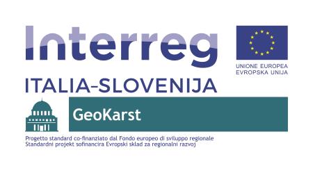 Projekt GeoKarst sofinancira Program sodelovanja Interreg V-A Italija-Slovenija 2014-2020 iz Evropskega sklada za regionalni razvoj