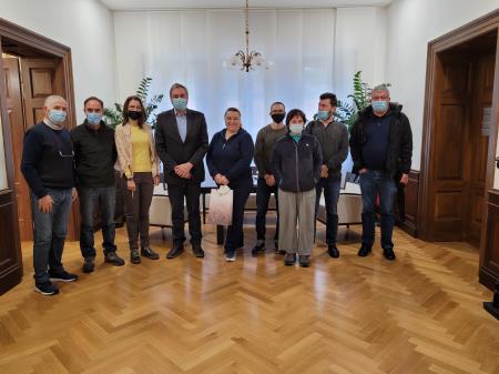 Sprejem na Občini Sežana