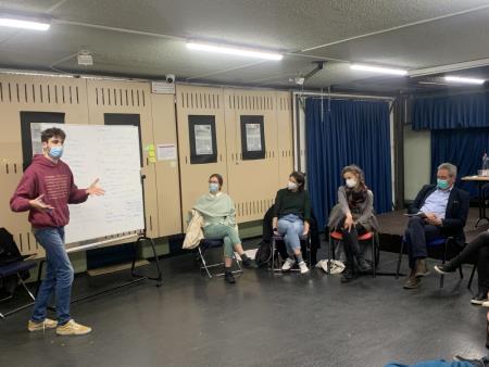 Posvet v sklopu priprave Strategije za mlade. Vir: Arhiv Občine Sežana