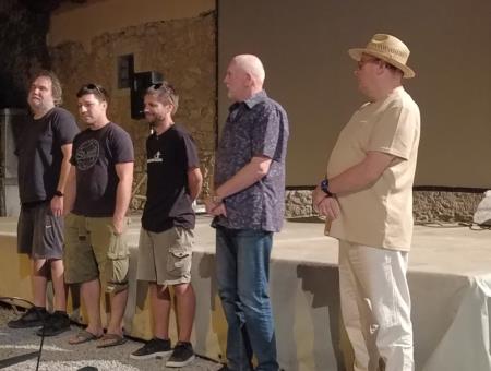 Projekcija dokumentarnega filma En Kras en Praznik. Foto: Bogdan Macarol