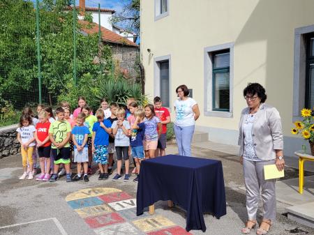 Prvi šolski dan; Vir: Arhiv Občine Sežana