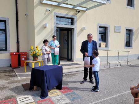 Prvi šolski dan; Vir: Arhiv Občine Sežana