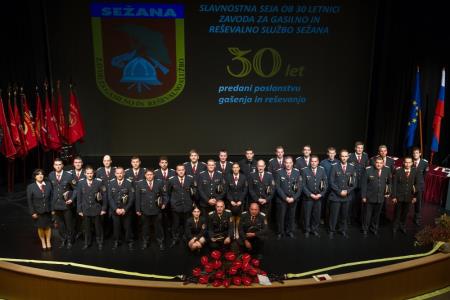 Obeležitev 30-letnice ZGRS Sežana v Kosovelovem domu v Sežani. Vir: ZGRS