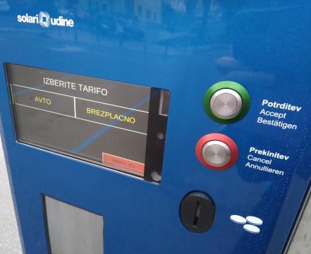 Parkomat; Vir: Arhiv Občine Sežana