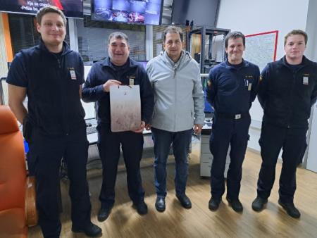 Silvestrski obisk; Vir: Arhiv Občine Sežana