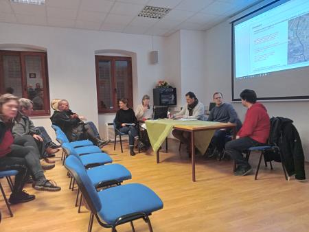Predstavitev projekta - Druga faza ureditve ceste v Dutovljah, Vir: Arhiv Občine Sežana