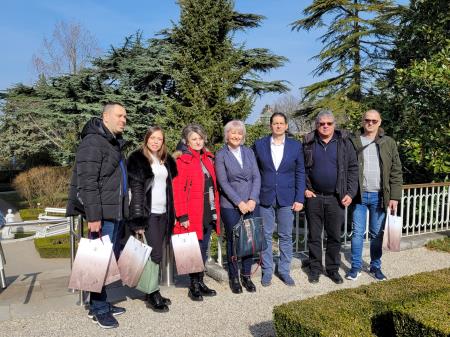 Obisk iz Zvornika; Vir: Arhiv občine Sežana