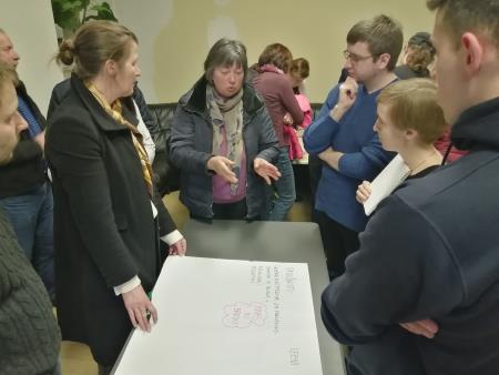 Delavnica "Kakšne občine si želimo?" v Štjaku; Vir: Arhiv Občine Sežana