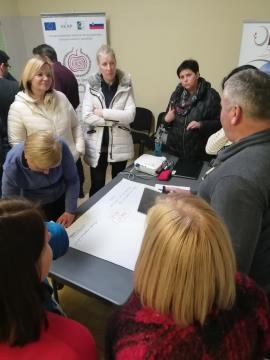 Delavnica "Kakšne občine si želimo?" v Štjaku; Vir: Arhiv Občine Sežana