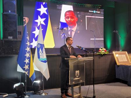 Gradonačelnik Elvedin Sedić; Vir: Arhiv Občine Sežana