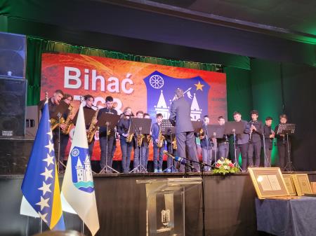 Kulturni program na slavnostni seji; Vir: Arhiv Občine Sežana