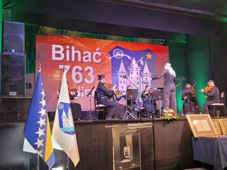 Kulturni program na slavnostni seji; Vir: Arhiv Občine Sežana