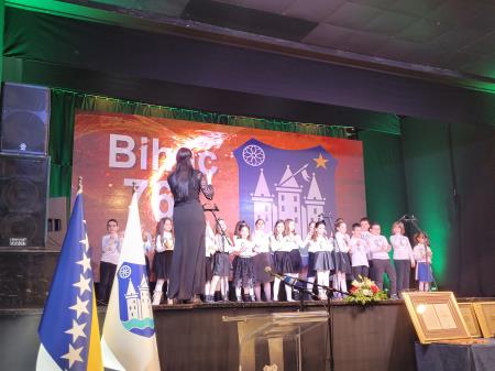 Kulturni program na slavnostni seji; Vir: Arhiv Občine Sežana