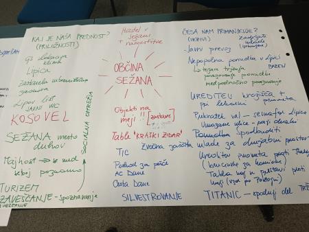 Delavnica "Kakšne občine si želimo?" v Sežani; Vir: ORA Krasa in Brkinov