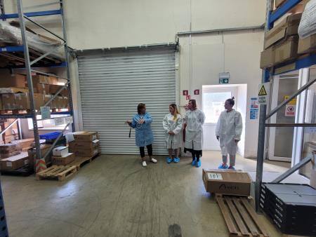 Srečanje v ATech elektronika; Vir: Arhiv Občine Sežana