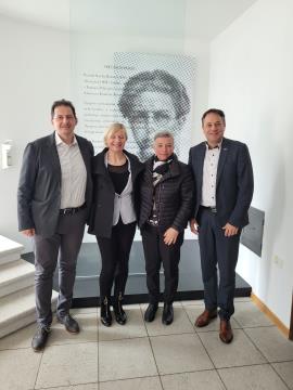 Minister Arčon na sestanku na Občini Sežana; Vir: Arhiv Občine Sežana