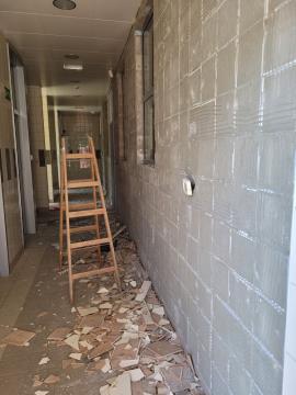 Sanacija kuhinje v vrtcu Lehte. Vir: Vrtec Sežana