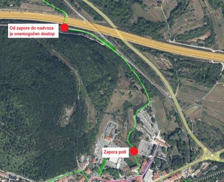 Zapora; Vir: Občina Sežana