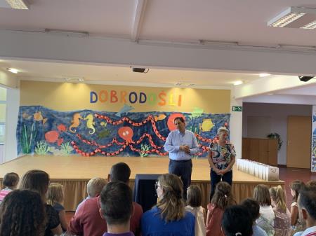Prvi šolski dan; Vir: Občina Sežana