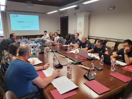 Neformalno srečanje partnerjev ptrojekta KARST-SAFE; Vir: Občina Sežana