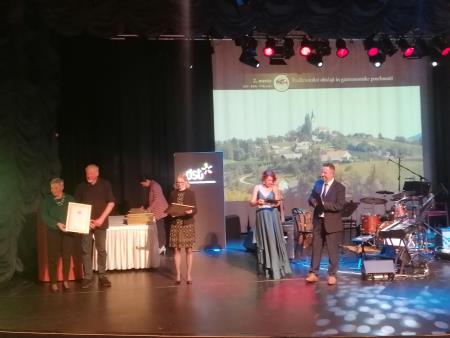 Podelitev priznanja; Vir: Občina Sežana
