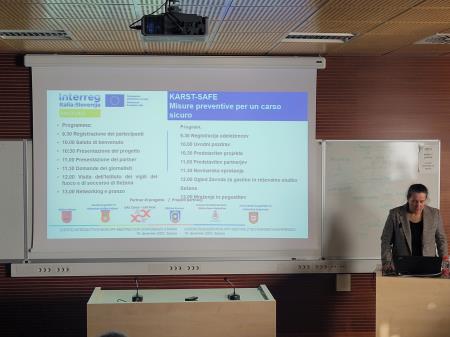 Uvodno srečanje projekta KARST-SAFE; Vir: Občina Sežana
