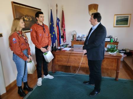 Luč miru; Vir: Občina Sežana