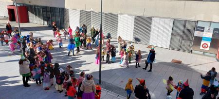 Obisk Vrtca Sežana za pusta, Vir: Arhiv Občine Sežana