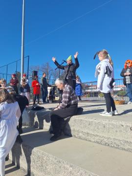 Pust v Osnovni šoli Sežana, Vir: Arhiv Občine Sežana