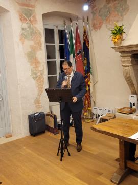 Nagovor župana Andreja Sile; Vir: Občina Sežana