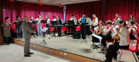 Nastop učencev glasbene šole; Vir: Občina Sant'Ambrogio di Valpolicella