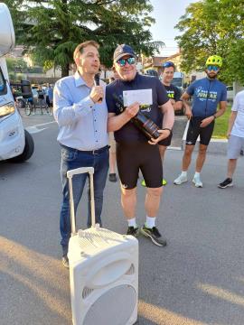 Sprejem Deželaka junaka v Sežani; Vir: Občina Sežana