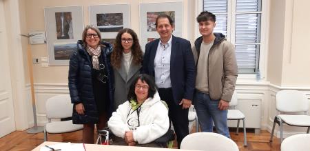 Sestanek z županom; Vir: ŠC Srečka Kosovela Sežana