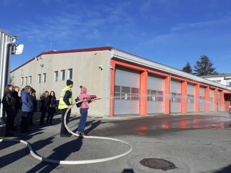 Izpopolnjevanje v znanju varstva pred požarom; Vir: Občina Sežana