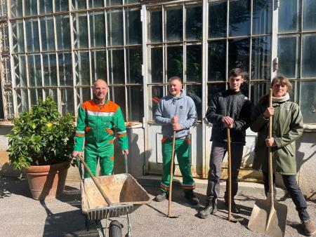 Ekipa Botaničnega vrta Sežana; Vir: Občina Sežana