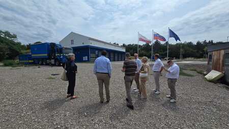Ogled Vseslovenskega centra za velike požare v naravnem okolju; Vir: Občina Sežana 