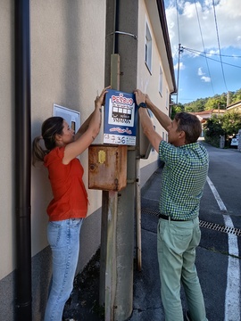 Trasiranje Vir: Arhiv Občine Sežana
