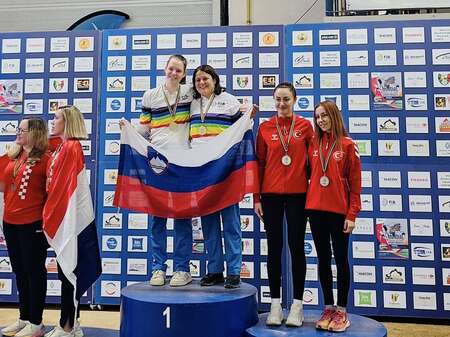 Podelitev medalj na Svetovnem prvenstvu v balinanju Macon 2025, Vir: BZS