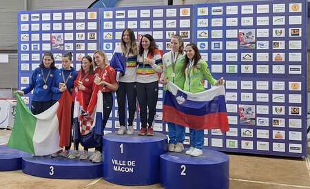 Podelitev medalj na Svetovnem prvenstvu v balinanju Macon 2025, Vir: BZS