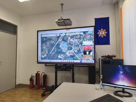 Spletna delavnica uporabe aplikacije Riskiap, Vir: Arhiv Občine Sežana