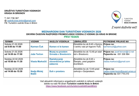 Seznam brezplačnih vodenj