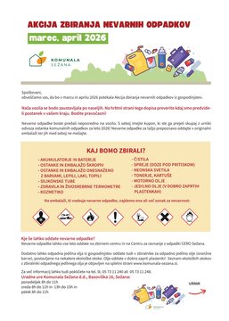 AKCIJA-NEVARNI ODPADKI, Vir: Komunala Sežana