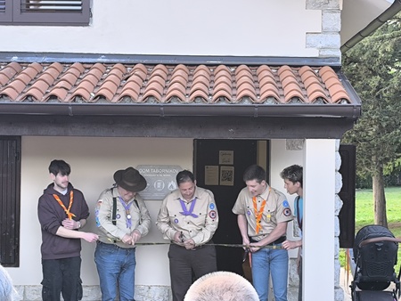 Otvoritev taborniške hiške